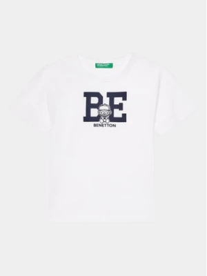 United Colors Of Benetton T-Shirt 3096G10CX Biały Regular Fit