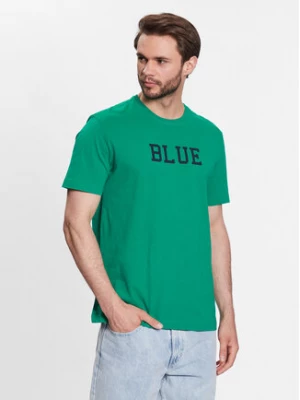 United Colors Of Benetton T-Shirt 3096U105L Zielony Regular Fit