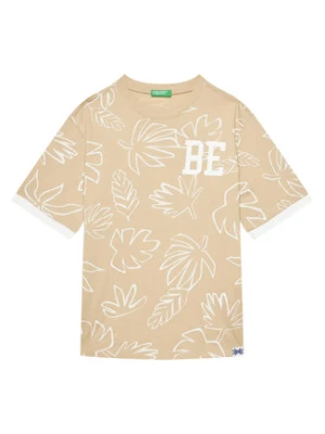 United Colors Of Benetton T-Shirt 34D3C10BM Biały Regular Fit