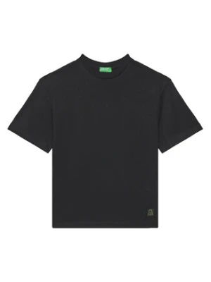 United Colors Of Benetton T-Shirt 35RYC10NC Czarny Regular Fit