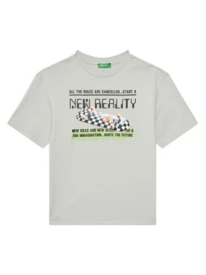 United Colors Of Benetton T-Shirt 35RYC10NC Szary Regular Fit
