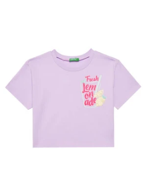 United Colors Of Benetton T-Shirt 35RYC10OZ Zielony Regular Fit