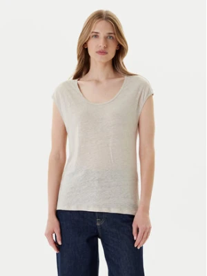 United Colors Of Benetton T-Shirt 37UJE16B1 Beżowy Regular Fit