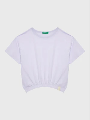 United Colors Of Benetton T-Shirt 37YKC10AU Fioletowy Boxy Fit