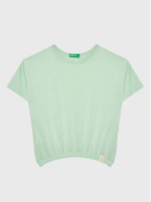 United Colors Of Benetton T-Shirt 37YKC10AU Zielony Boxy Fit
