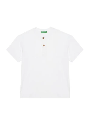 United Colors Of Benetton T-Shirt 3F4JC10NN Biały Regular Fit