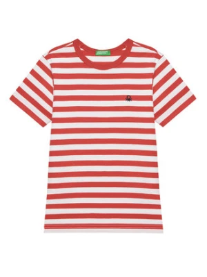United Colors Of Benetton T-Shirt 3FHXC10MW Czerwony Regular Fit