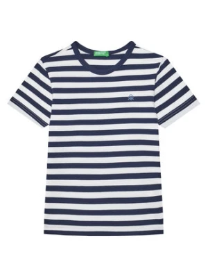 United Colors Of Benetton T-Shirt 3FHXC10MW Granatowy Regular Fit