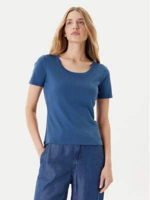 United Colors Of Benetton T-Shirt 3GA2D1066 Granatowy Slim Fit
