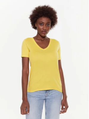 United Colors Of Benetton T-Shirt 3GA2E4230 Żółty Regular Fit