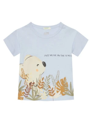 United Colors Of Benetton T-Shirt 3I1XA105R Błękitny Boxy Fit