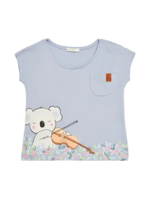 United Colors Of Benetton T-Shirt 3I1XA105X Niebieski Boxy Fit