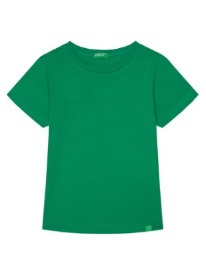 United Colors Of Benetton T-Shirt 3I1XC109W Zielony Regular Fit
