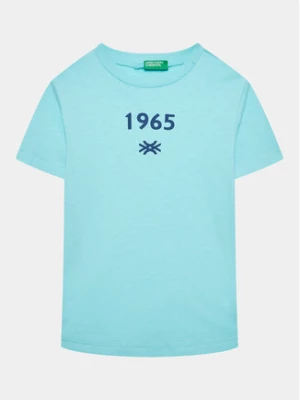 United Colors Of Benetton T-Shirt 3I1XC10BI Niebieski Regular Fit