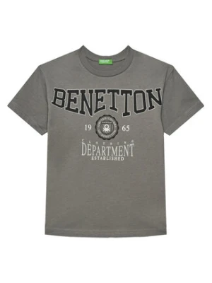 United Colors Of Benetton T-Shirt 3I1XC10N3 Szary Regular Fit