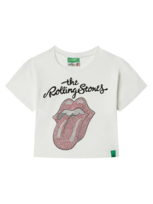 United Colors Of Benetton T-Shirt 3I1XC10NW Biały Relaxed Fit