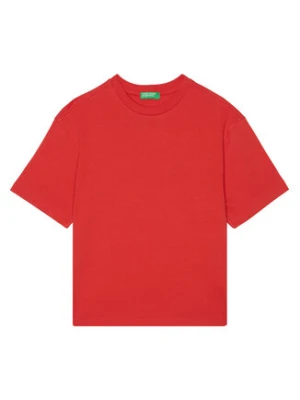 United Colors Of Benetton T-Shirt 3I1XC10O4 Czerwony Regular Fit