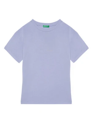 United Colors Of Benetton T-Shirt 3I1XC10P7 Fioletowy Regular Fit