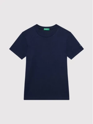 United Colors Of Benetton T-Shirt 3I1XC13E1 Granatowy Regular Fit