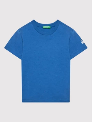 United Colors Of Benetton T-Shirt 3I1XC13E1 Niebieski Regular Fit