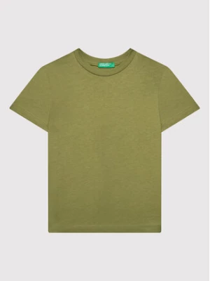 United Colors Of Benetton T-Shirt 3I1XC13E1 Zielony Regular Fit