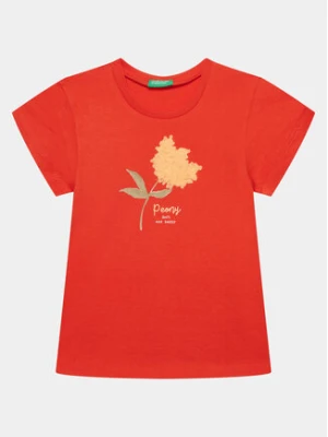 United Colors Of Benetton T-Shirt 3I1XG10E1 Czerwony Regular Fit