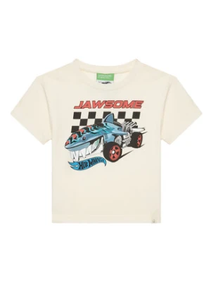 United Colors Of Benetton T-Shirt 3I1XG10I3 Beżowy Regular Fit