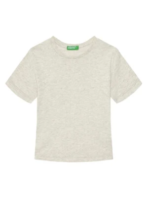 United Colors Of Benetton T-Shirt 3I1XG10IJ Szary Regular Fit