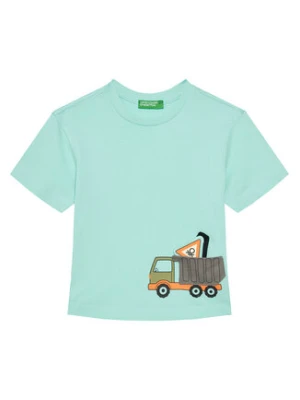 United Colors Of Benetton T-Shirt 3I1XG10J6 Zielony Regular Fit