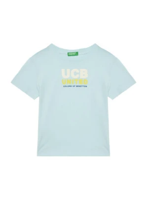 United Colors Of Benetton T-Shirt 3I1XG10JO Niebieski Regular Fit