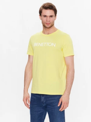 United Colors Of Benetton T-Shirt 3I1XU100A Żółty Regular Fit