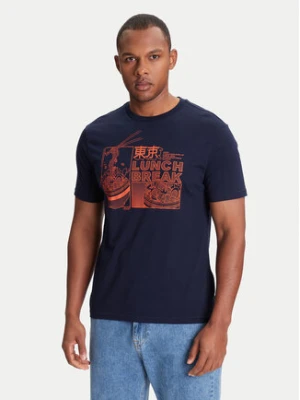 United Colors Of Benetton T-Shirt 3I1XU10A4 Granatowy Relaxed Fit
