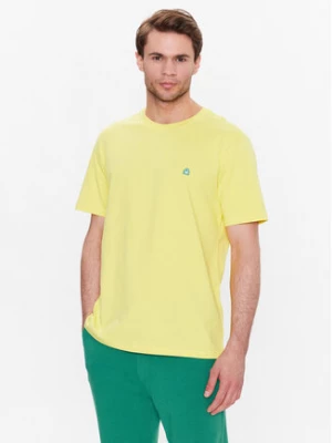 United Colors Of Benetton T-Shirt 3MI5J1AF7 Żółty Regular Fit