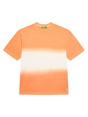 United Colors Of Benetton T-Shirt 3NPDC10OL Pomarańczowy Regular Fit