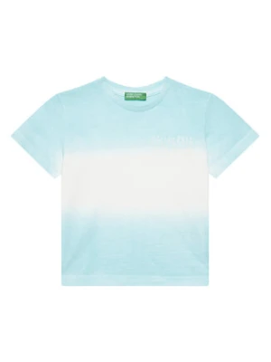 United Colors Of Benetton T-Shirt 3NPDG10J5 Niebieski Regular Fit