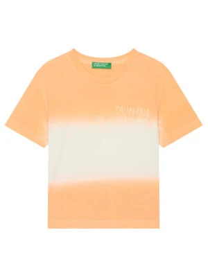 United Colors Of Benetton T-Shirt 3NPDG10J5 Pomarańczowy Regular Fit