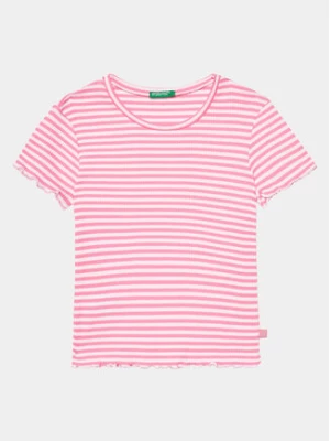 United Colors Of Benetton T-Shirt 3W5BC10H7 Różowy Regular Fit