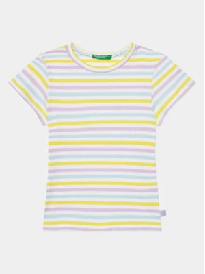 United Colors Of Benetton T-Shirt 3W5BG10D4 Kolorowy Slim Fit