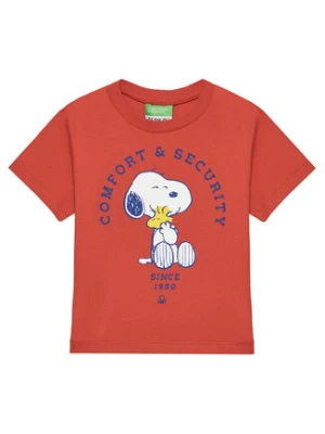 United Colors Of Benetton T-Shirt 3X1SG10IB Czerwony Regular Fit