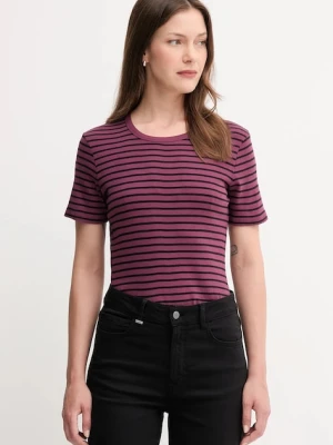 United Colors of Benetton t-shirt bawełniany damski kolor fioletowy 30YSE16A0