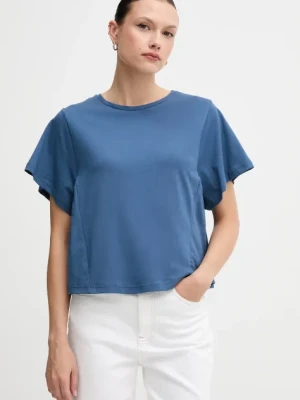 United Colors of Benetton t-shirt bawełniany damski kolor niebieski 3U53D109U
