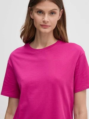 United Colors of Benetton t-shirt bawełniany damski kolor różowy 3096D102O