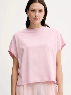 United Colors of Benetton t-shirt bawełniany damski kolor różowy 3096D1071
