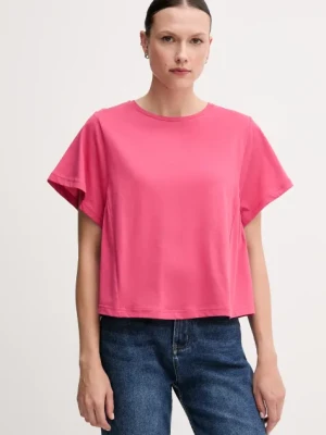 United Colors of Benetton t-shirt bawełniany damski kolor różowy 3U53D109U