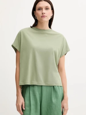 United Colors of Benetton t-shirt bawełniany damski kolor zielony 3096D1071