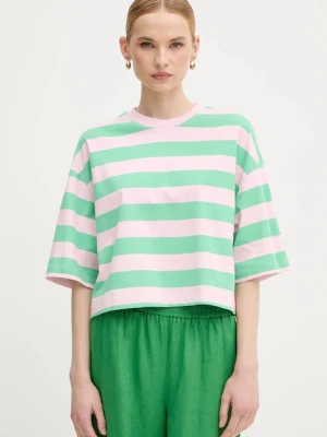 United Colors of Benetton t-shirt bawełniany damski kolor zielony 32JPD10A5