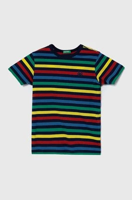United Colors of Benetton t-shirt bawełniany dziecięcy wzorzysty