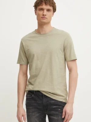 United Colors of Benetton t-shirt bawełniany kolor zielony 3JE1J19A5