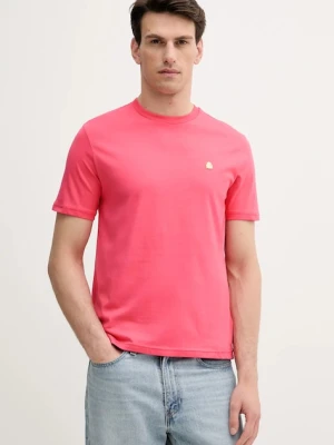 United Colors of Benetton t-shirt bawełniany męski kolor różowy gładki 3MI5J1AF7