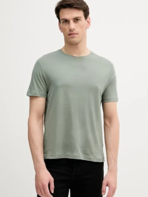 United Colors of Benetton t-shirt bawełniany męski kolor szary gładki 3P7XU1058